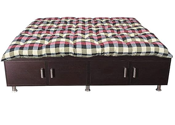 Cotton Mattress | Multicolor Soft Double Bed Gadda | Eco-Friendly
